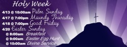 Holy Week Services 2023